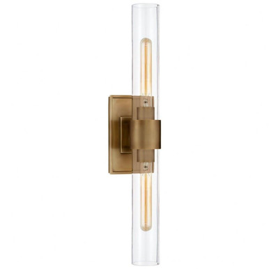 Presidio 2 Light Petite Double Wall Sconce by Visual Comfort Signature - S 2164
