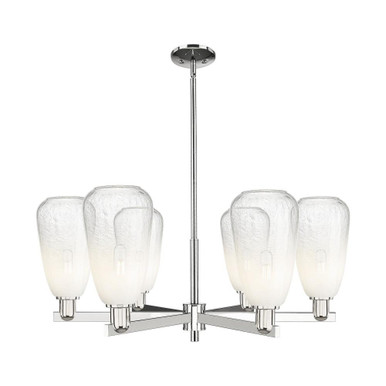 Brookhaven Almond 6 Light Stem Chandelier 23.88 Inch Wide by Innovations - 716-6CR-G480-6_P
