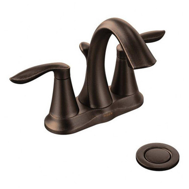 Eva Two Handle Bathroom Faucet Multiple Finishes 6410 by Moen - 6410