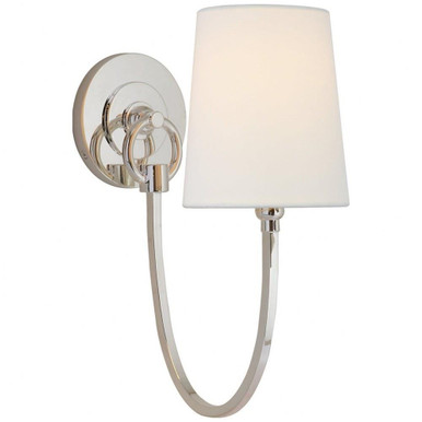 Reed 1 Light Linen Wall Sconce by Visual Comfort Signature - TOB2125-L