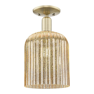 Bridal Veil 1 Light Semi Flush Mount 14 In and 8 In Wide by Innovations - 716-1C-G559-8_P