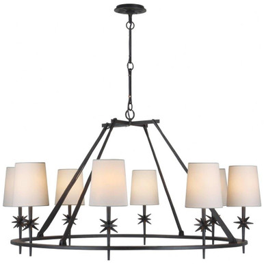 Etoile 8 Light Oversized Chandelier by Visual Comfort Signature - S 5318