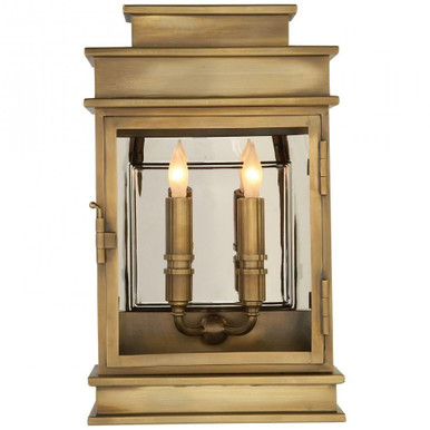 Linear 2 Light Short Outdoor Wall Lantern by Visual Comfort Signature - CHD2908
