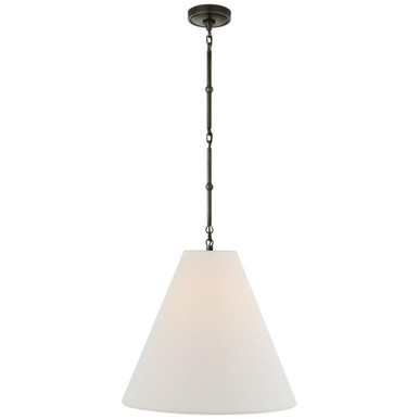 Goodman 1 Light Linen Large Pendant by Visual Comfort Signature - TOB5091-L