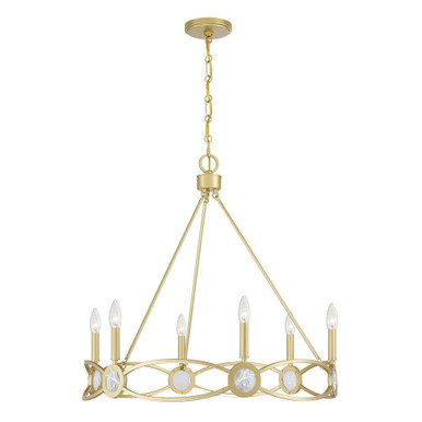 Minette 6 Light Chandelier 27.25 Inch Tall and 28 Inch Wide by Savoy House - 1-4101-6