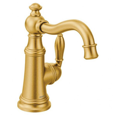 Weymouth One Handle Bar Faucet Multiple Finishes by Moen - S62101