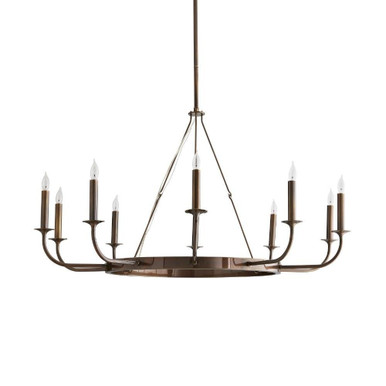 Berlin 10 Light Oversized Chandelier by Arteriors - 8963-10LC