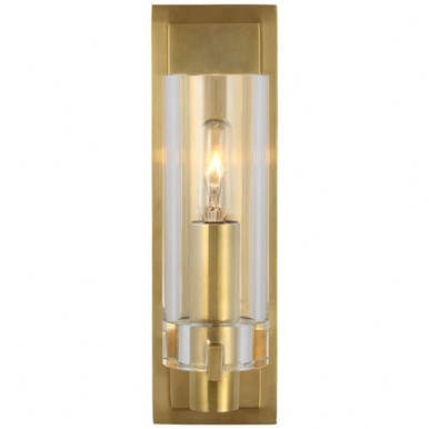 Sonnet 6.5W 1 LED Clear Glass Wall Sconce by Visual Comfort Signature - CHD 2630-CG