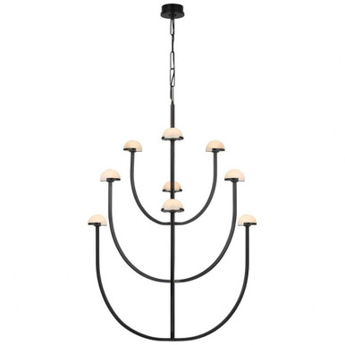 Pedra Light Oversized 3 Tier Chandelier by Visual Comfort Signature KW 5622 - KW 5622