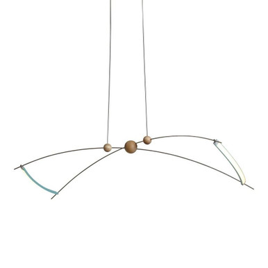 Copernicus One LED Light Medium Pendant by Vermont Modern - 151050-STN