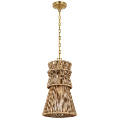 Antigua 15W 1 LED Light Medium Pendant by Visual Comfort Signature - CHC5021