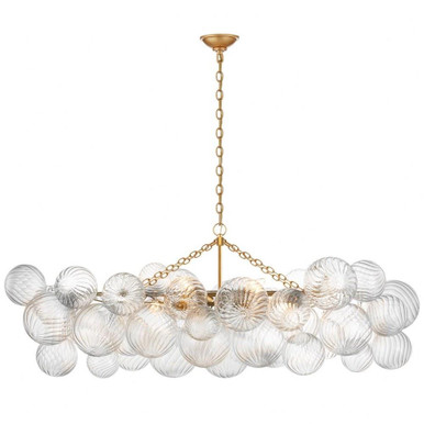 Talia 8 Light Oversized Linear Chandelier by Visual Comfort Signature - JN 5116