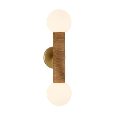 Jarrell 2 Light Wall Sconce 20 Inch Tall and 5.13 Inch Wide by Savoy House - 9-4081-2