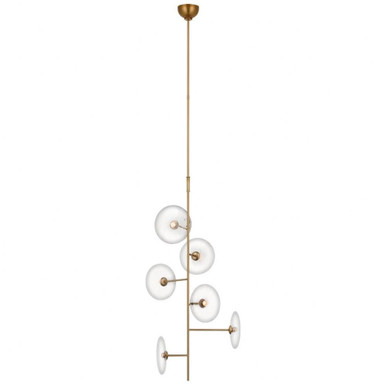 Calvino Light Small Chandelier by Visual Comfort Signature S 5691PN-CG - S5691
