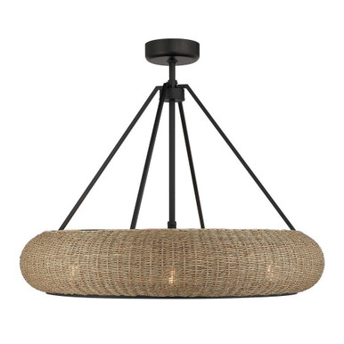 Gaia 4 Light Fandelier 47 Inch Tall and 40 Inch Wide by Savoy House - 40-FD-8302
