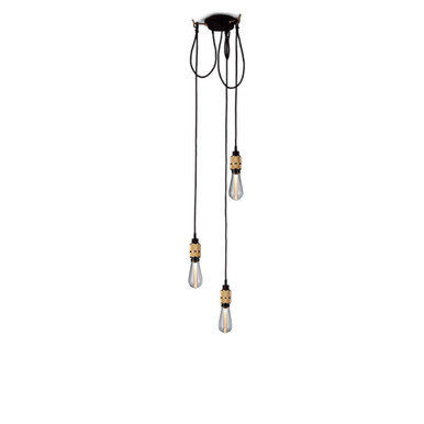Hooked 3 Light Nude Pendant 89.76 Inch and 5.91 Inch Wide by Buster Punch - NHK-05323