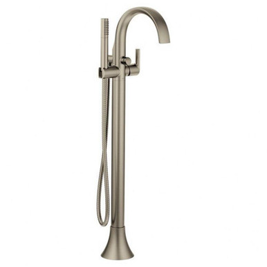 Doux One Handle Tub Filler Includes Hand Shower Multiple Finishes by Moen - S3105