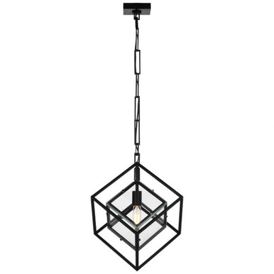 Cubed 15W 1 LED Light Medium Pendant by Visual Comfort Signature - KW 5023