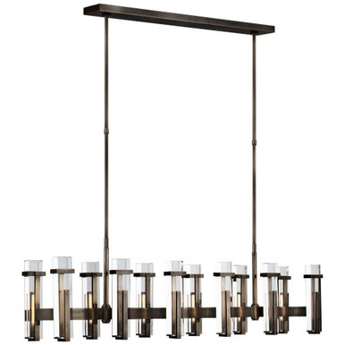 Malik Light Oversized Linear Chandelier by VC Signature S 5915-CG - S 5915-CG