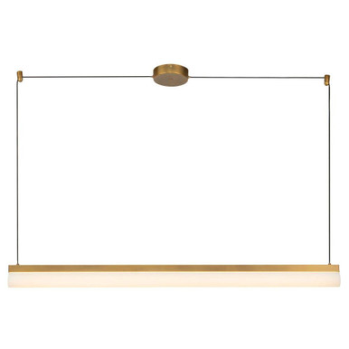 Nio 32W LED Linear Pendant 3.38 Inch Tall and 45.25 Inch Length by Kuzco - LP13645