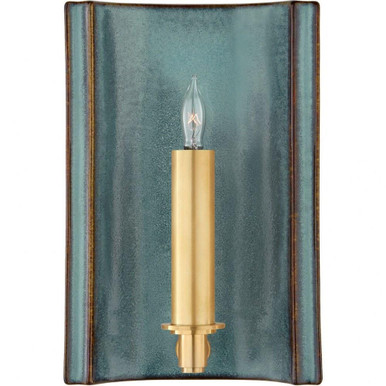 Leeds 1 Light Wall Sconce 10.5 Inch Tall by Visual Comfort Signature - CS2609