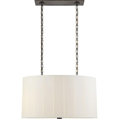 Perfect Pleat 4 Light Oversized Oval Pendant by Visual Comfort Signature - BBL5031