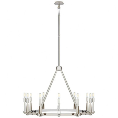 Alpha 12 Light Oversized Chandelier by Visual Comfort Signature - TOB 5512