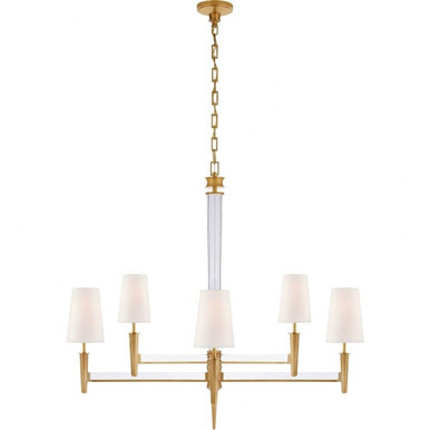 Lyra 8 Light Oversized 2 Tier Chandelier by Visual Comfort Signature - TOB5943