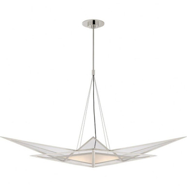 Ori 1 Light Oversized Linear Chandelier by Visual Comfort Signature - KW5650