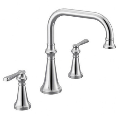 Colinet Two Handle Roman Tub Faucet Multiple Finishes TS44503 by Moen - TS44503