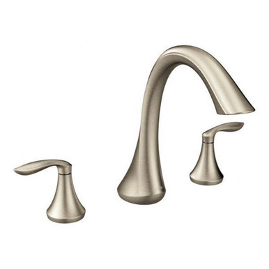 Eva Two Handle Roman Tub Faucet Multiple Finishes by Moen - T943