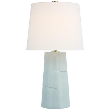 Braque 15W 1 LED Medium Debossed Table Lamp by Visual Comfort Signature - BBL 3622