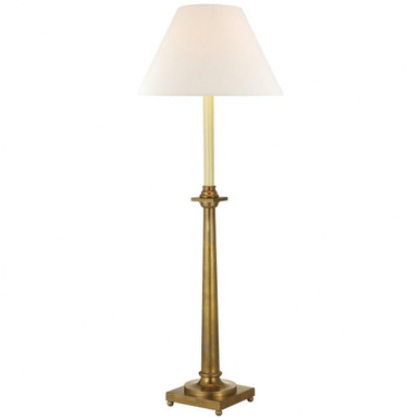 Swedish Column 1 Light Buffet Lamp 34 x 11.5 by Visual Comfort Signature - CHA8461-L