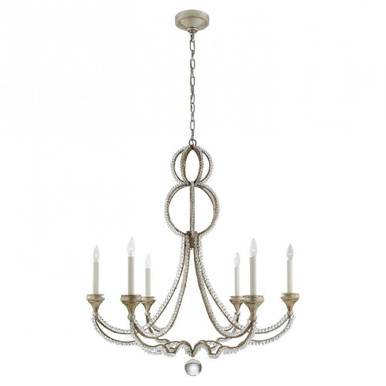 Milan 6 Light Oversized Chandelier by Visual Comfort Signature - NW5031