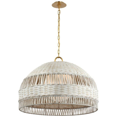 Whit 15W 1 LED Oversized Pendant by Visual Comfort Signature - MF5052