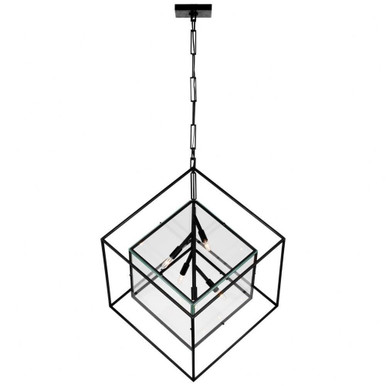 Cubed 32.5W 5 LED Light Large Pendant by Visual Comfort Signature - KW 5025