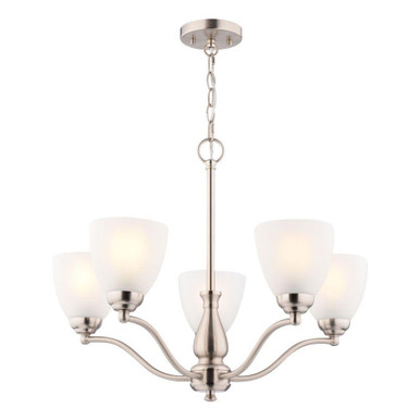 Bellwood 5 Light Chandelier 19.25 Inch Tall and 24.5 Inch Wide by Vaxcel - H0311