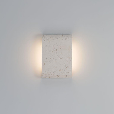 Stela 7W 1 LED Outdoor Wall Lantern 6.25 Inch and 8.75 Inch Wide by Golden - 7280-OWL9