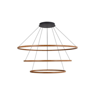 Veritas 345W 3 LED Chandelier 15.75 Inch Tall and 59 Inch Wide by Golden - 5460-59-47-35