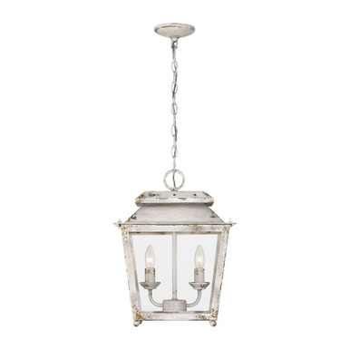 Abingdon 2 Light Pendant 18.25 Inch Tall and 13.88 Inch Wide by Golden - 0804-M2L