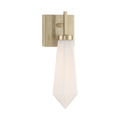 Leland 8W 1 LED Wall Sconce 14 Inch Tall and 4.75 Inch Wide by Savoy House - 9-6122-1-127