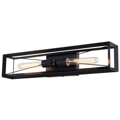 Milton 2 Light Wall Sconce 4.75 Inch Tall and 24 Inch Wide by Vaxcel - W0538