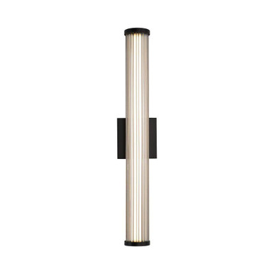 Rodara 20W 1 LED Outdoor Wall Lantern 24.38 Inch X 4.75 Inch Wide by Golden - 5590-OWL24 BLK