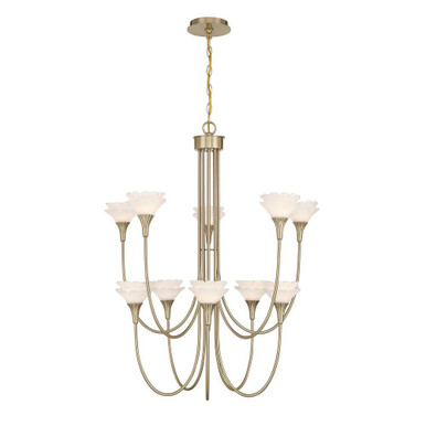 Florena 10 Light Chandelier 36 Inch Tall and 30 Inch Wide by Savoy House - 1-5083-10-127