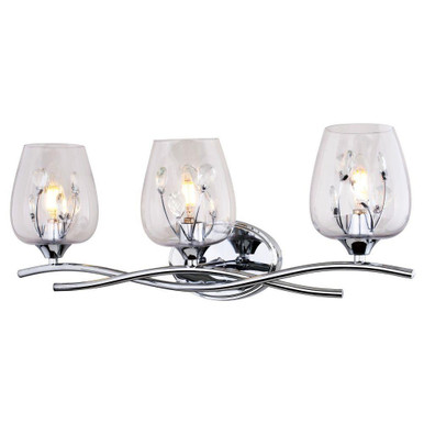 Wilmette 3 Light Bath Vanity 9 Inch Tall and 24 Inch Wide by Vaxcel - W0512