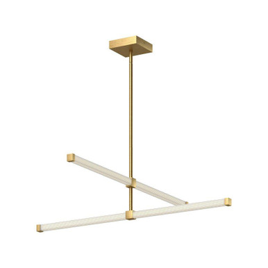 Blade 20W LED Chandelier 6.25 Inch Tall and 1 Inch Wide by Kuzco - CH23532-BG-UNV