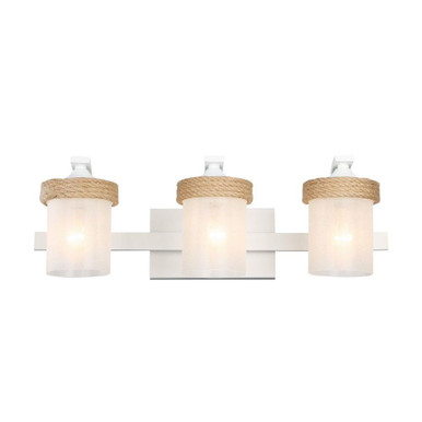 Chatham 3 Light Bath Vanity 7.75 Inch Tall and 22.75 Inch Wide by Golden - 1048-BA3 NWT-CS