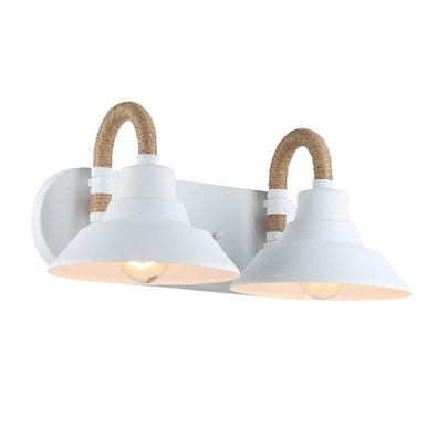 Journey 2 Light Bath Vanity 7.63 Inch Tall and 17 Inch Wide by Golden - 3318-BA2 NWT