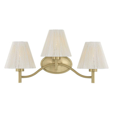 Rosa 3 Light Bath Vanity 12.5 Inch Tall and 24.5 Inch Wide by Savoy House - 8-6081-3-127