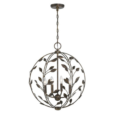 Laska 4 Light Pendant 24 Inch Tall and 20 Inch Wide by Savoy House - 7-6704-4-334